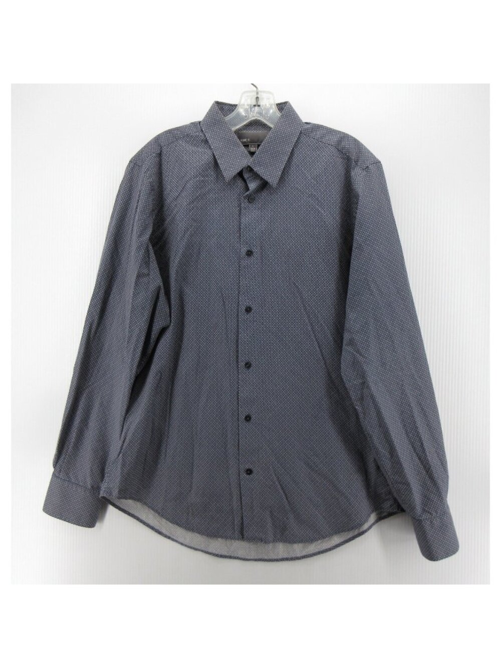 Vince Shirt Large Button Up Geometric Italian Fabric Classic Woven